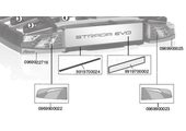 Atera częsci - Strada EVO listwa do mocowania tablicy rejestracyjnej