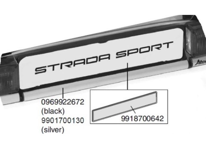 Atera części - Strada Sport/DL listwa do mocowania tablicy rejestracyjnej